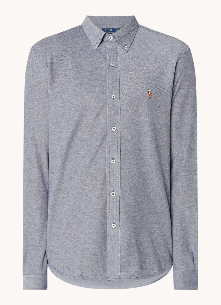 Ralph Lauren košulja regularnog kroja od pike pamuka s vezom logotipa