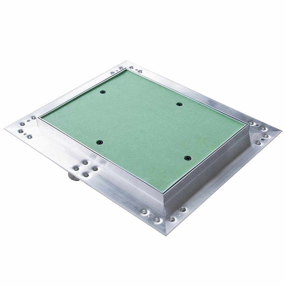 Melko Revisionsklappe Revisionsklappe Revisionstür Wartungsklappe Grün Gipskarton Aluminium (Stück), Feuchtraumgeeignet - Witterungsbeständig
