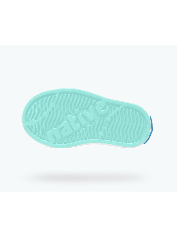 Native Slipper in Türkis/ Weiß günstig kaufen