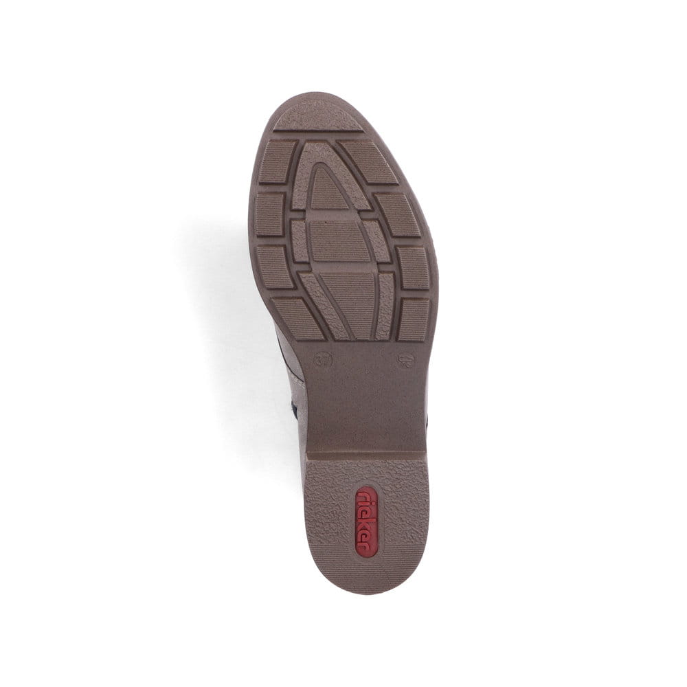 Rieker Damen Schnürstiefel silbergrau
