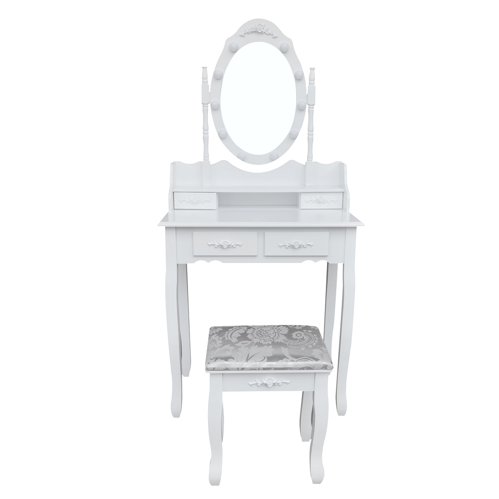 Home Deluxe Schminktisch ROSY - Weiß
