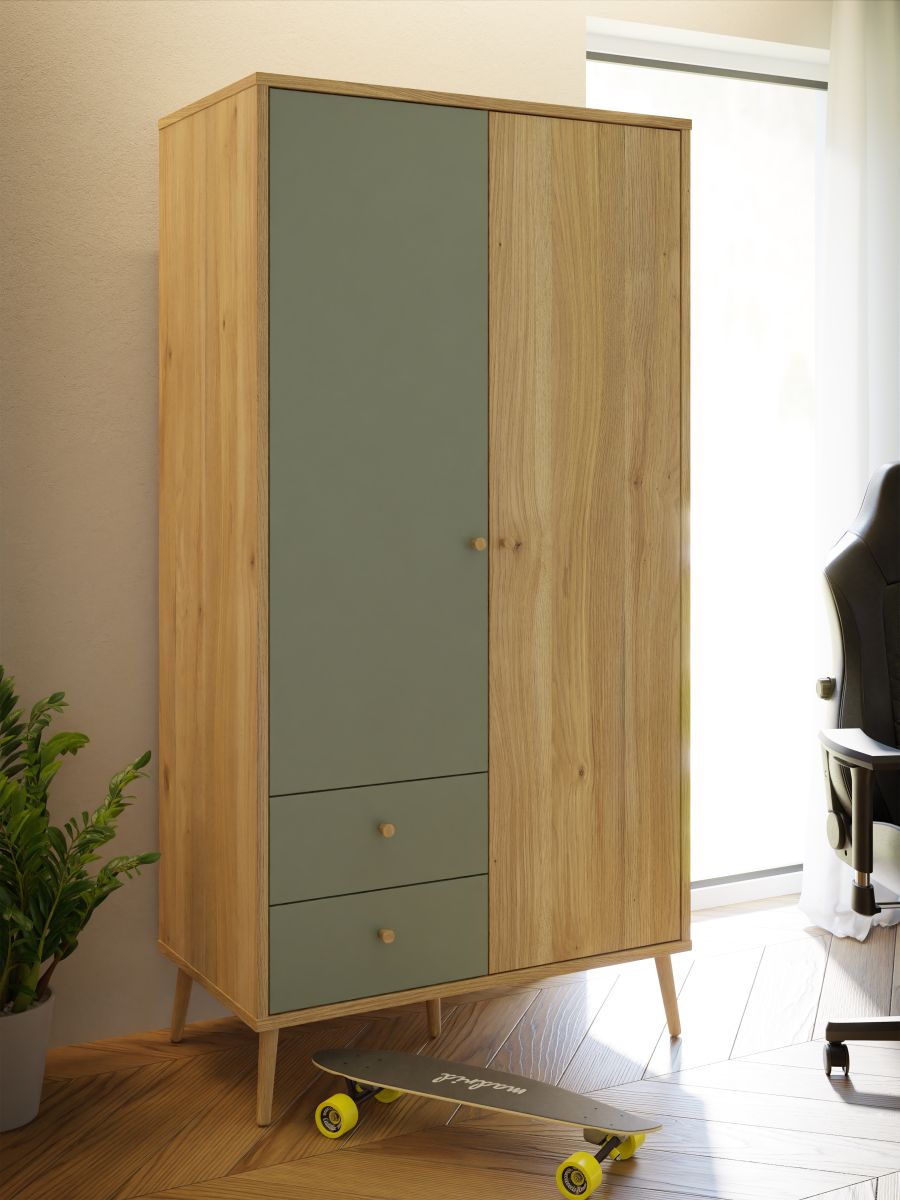 Kleiderschrank Whenua Salbei