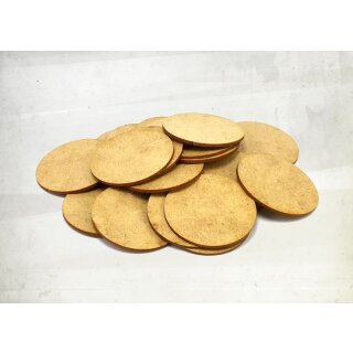 40mm Flat Bases (1,5mm HDF) (25)