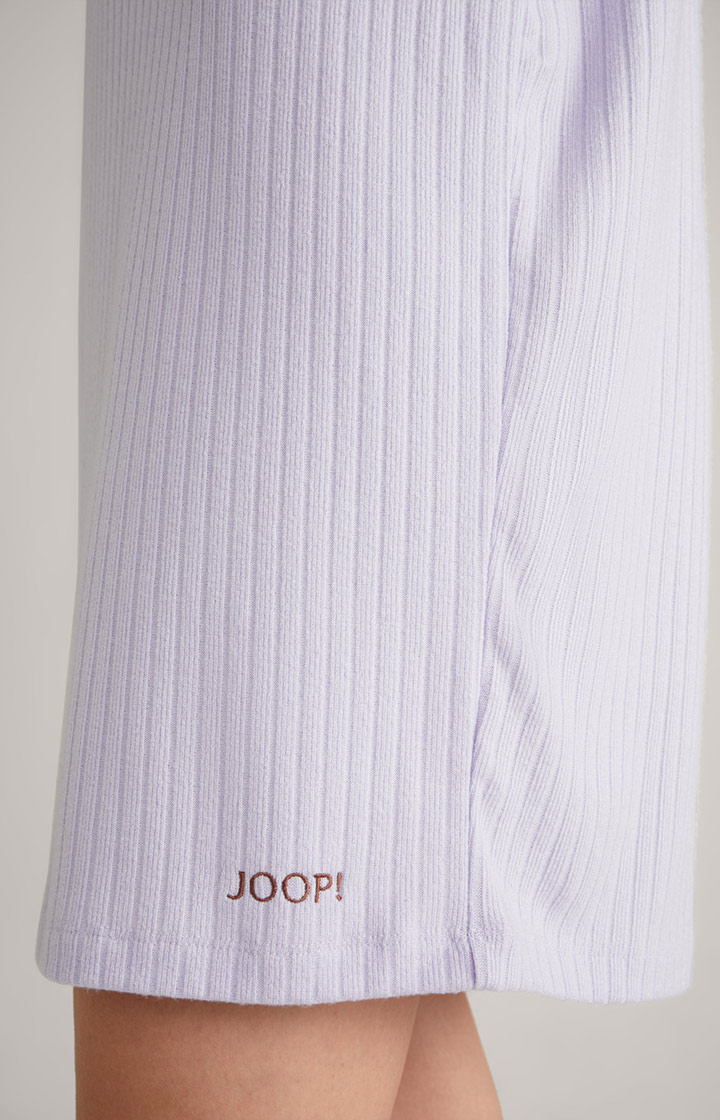 Loungewear Ripp-Longshirt in Lavender