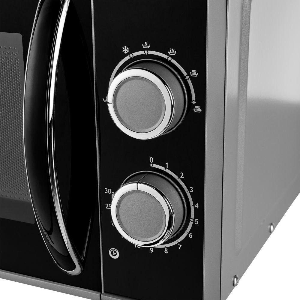 Medion® Mikrowelle MD 15644, Mikrowelle, 17 l, Leistung 700 W, 6 Leistungsstufen, Auftaufunktion