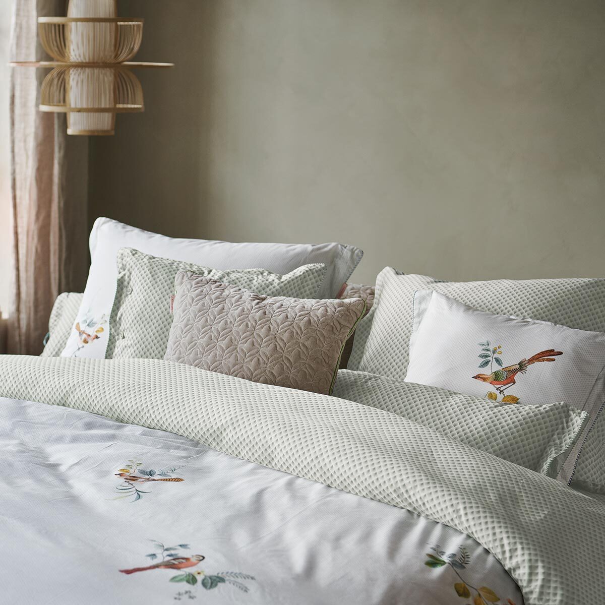 PIP Studio Bettwäsche Little Birds weiß