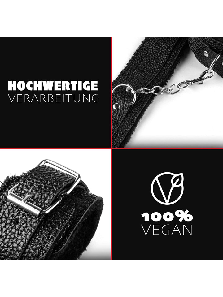 SAMORE 10tlg. Bondage-Set in schwarz günstig kaufen onesize