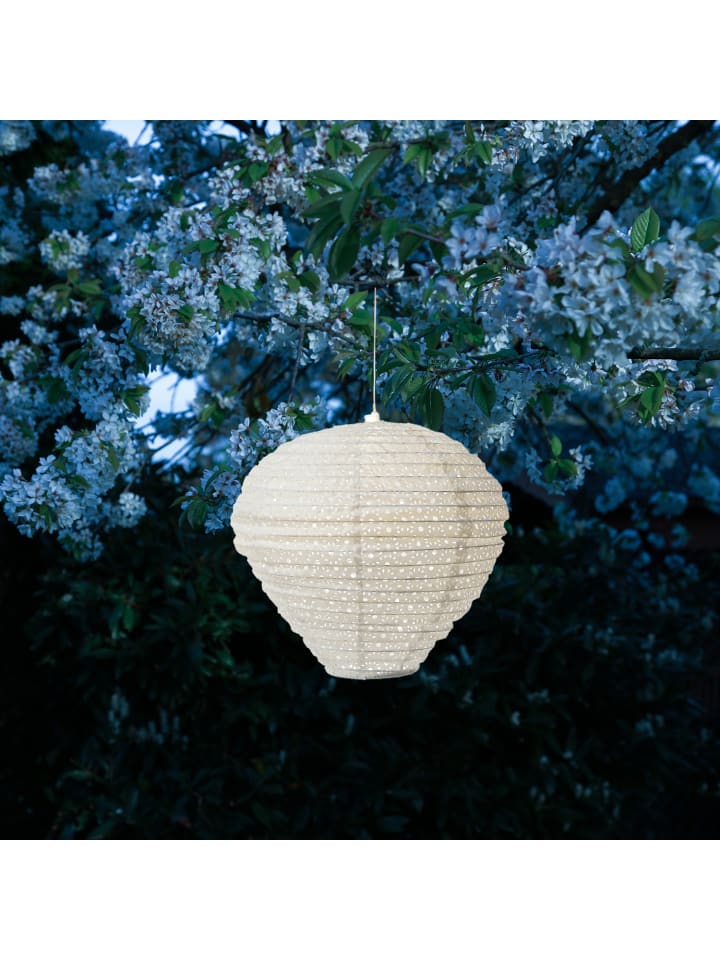 MARELIDA LED Solar Lampion Ballon Gartenlampion D: 30cm in weiß günstig kaufen onesize