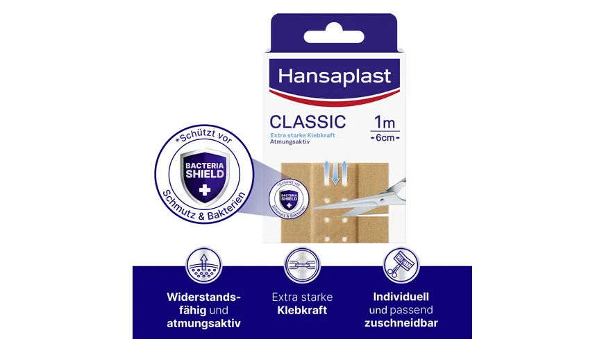 Hansaplast Classic Pflaster 1 m