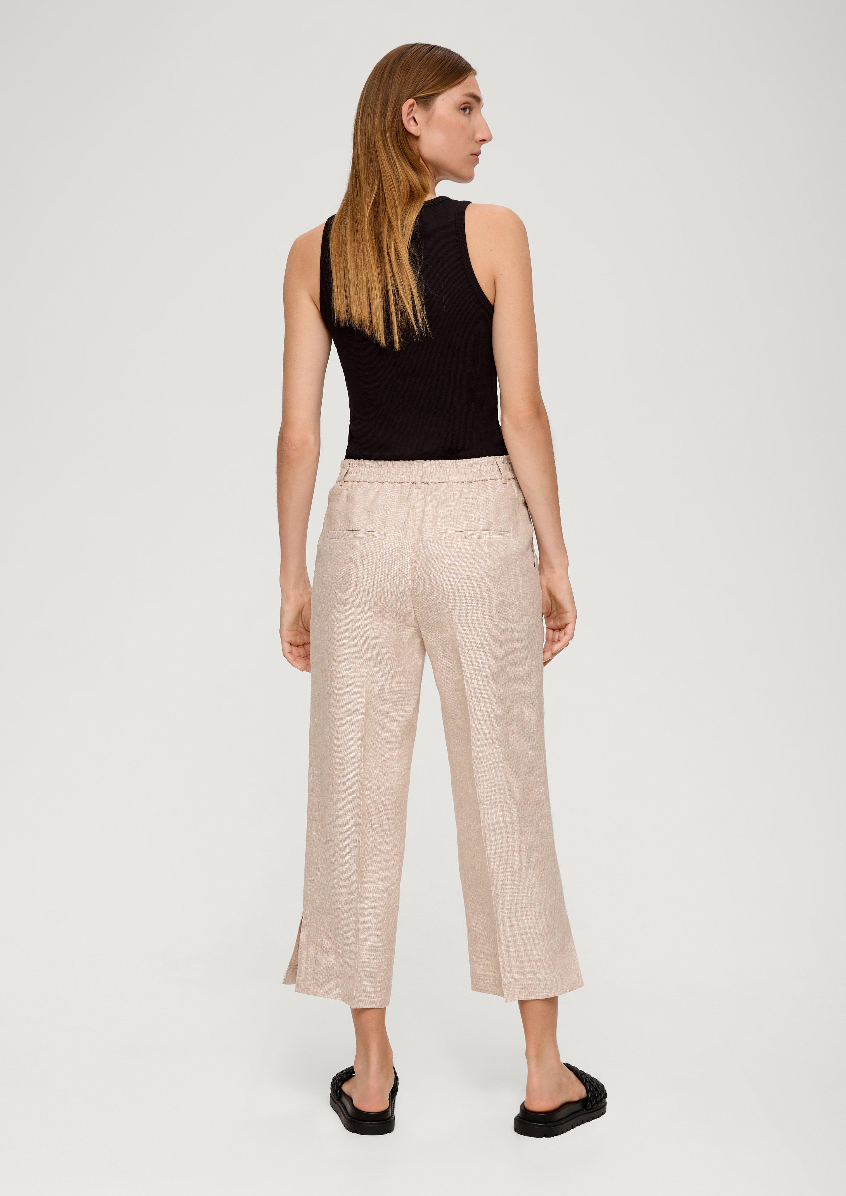 Regular: Herringbone-Hose aus Leinen  2130935-84W1