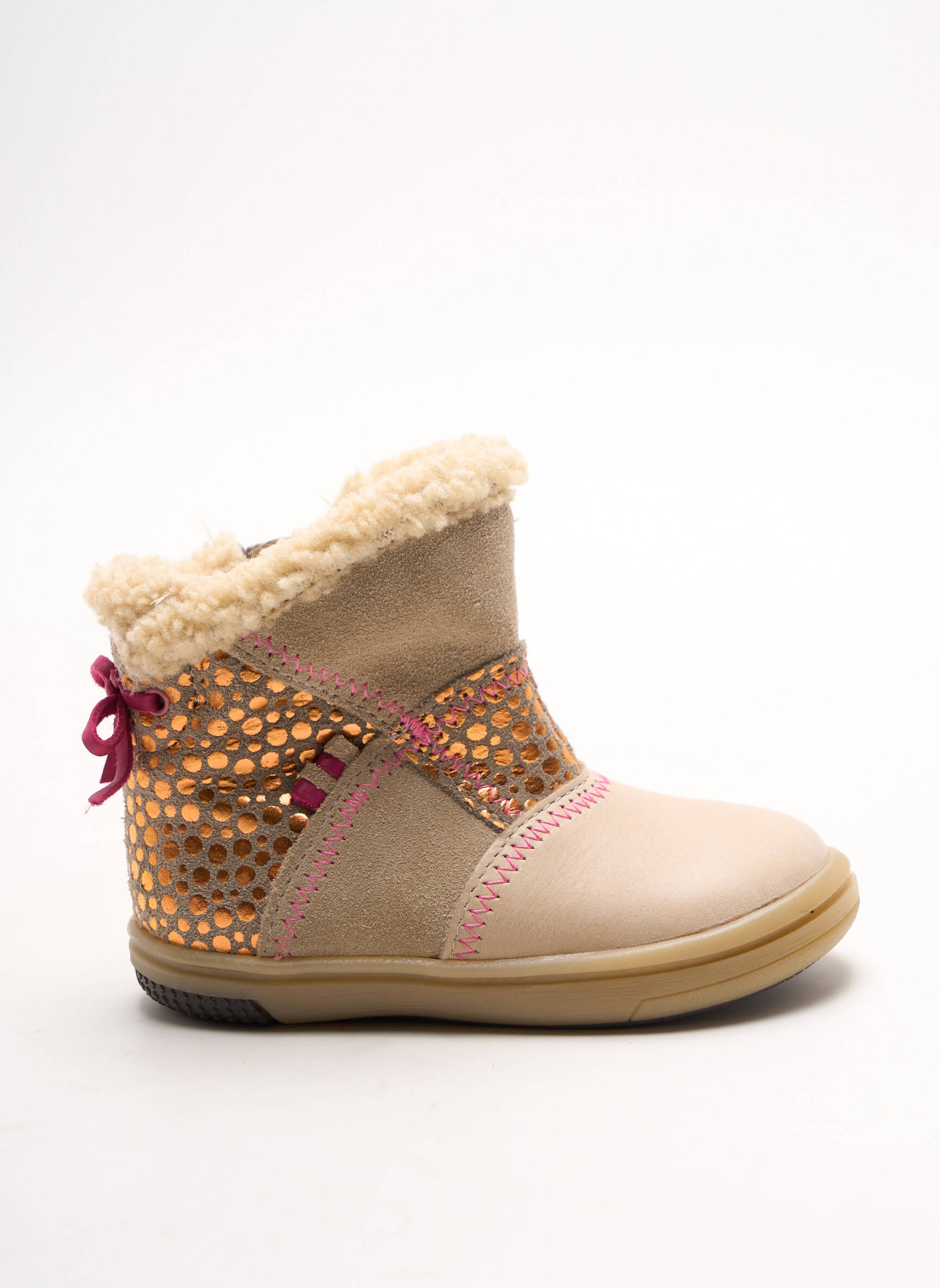 Noel Bottines Fille couleur beige