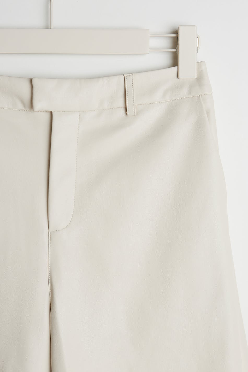 Anne PU culotte trousers