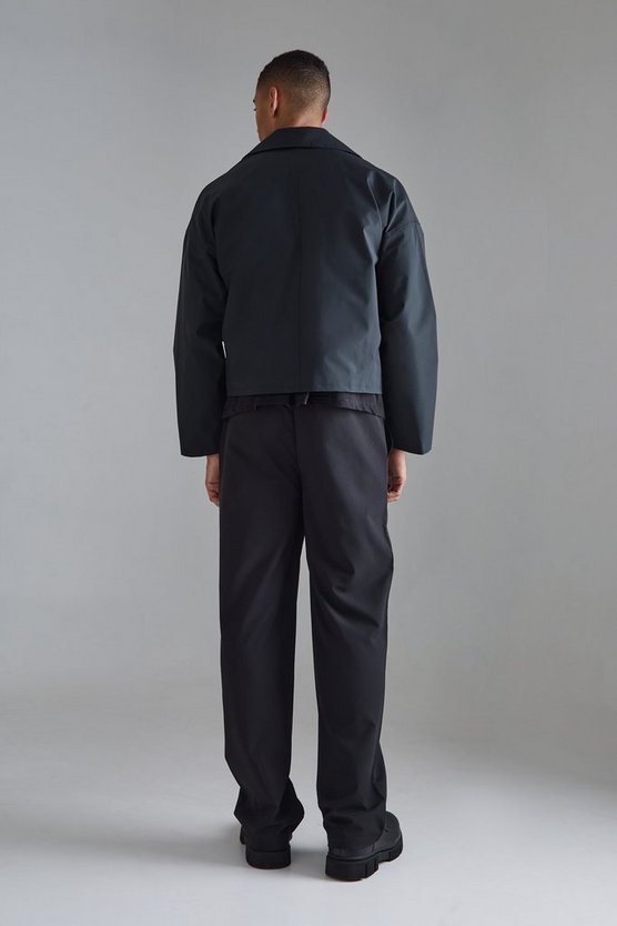 Smarte leichte Hose mit Kordelzug