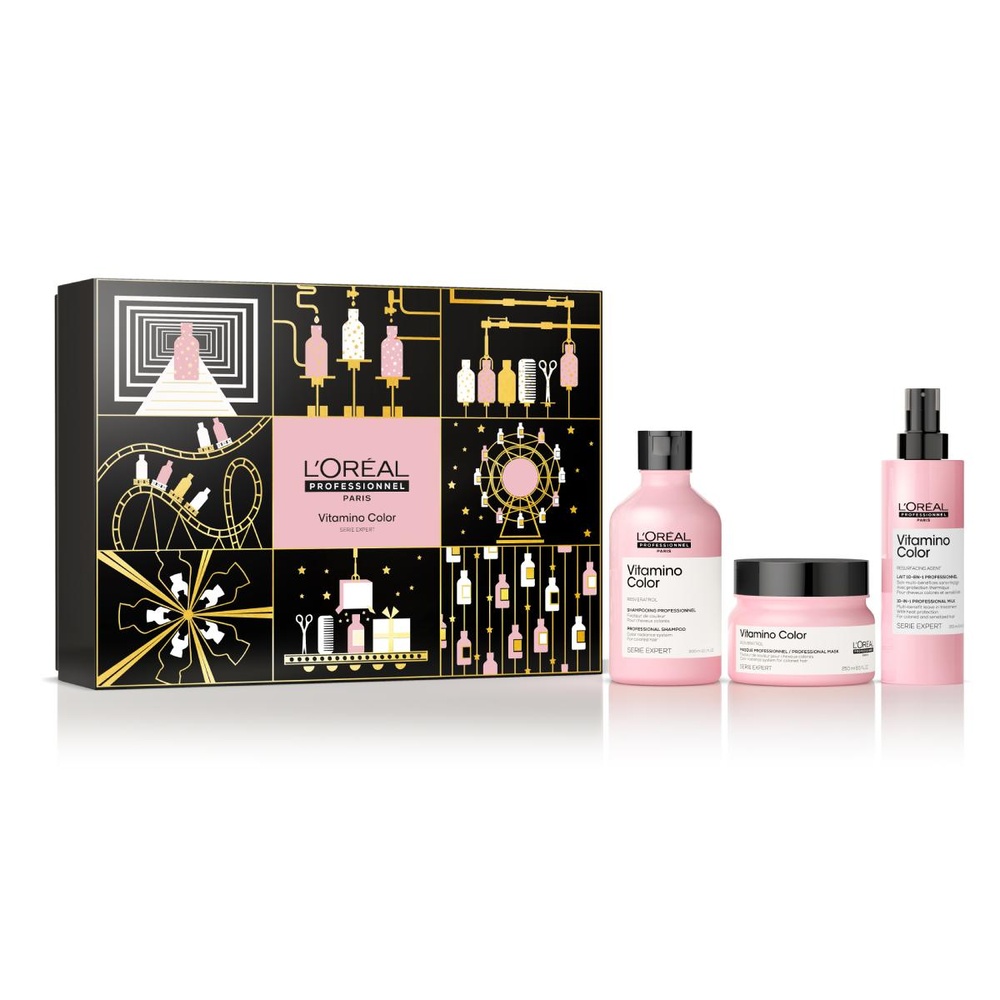 L'Oréal Professionnel Serie Expert Coffret de Noël Trio cheveux colorés