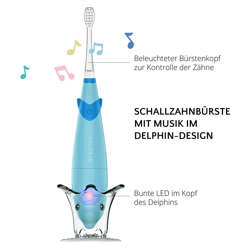 Ailoria Bubble Brush Kids Schallzahnbürste Blau