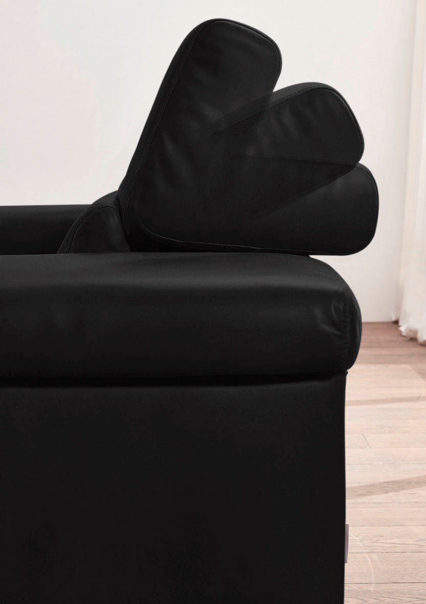 W.SCHILLIG 2-Sitzer finn, German Design Award 2016, Naturwalkleder der Luxusklasse, Breite 210cm