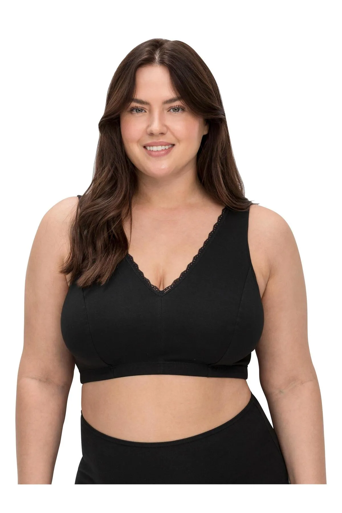 Sheego  Große Größen BH ohne Bügel in Bustier-Form, 2er Set, atmungsaktiv