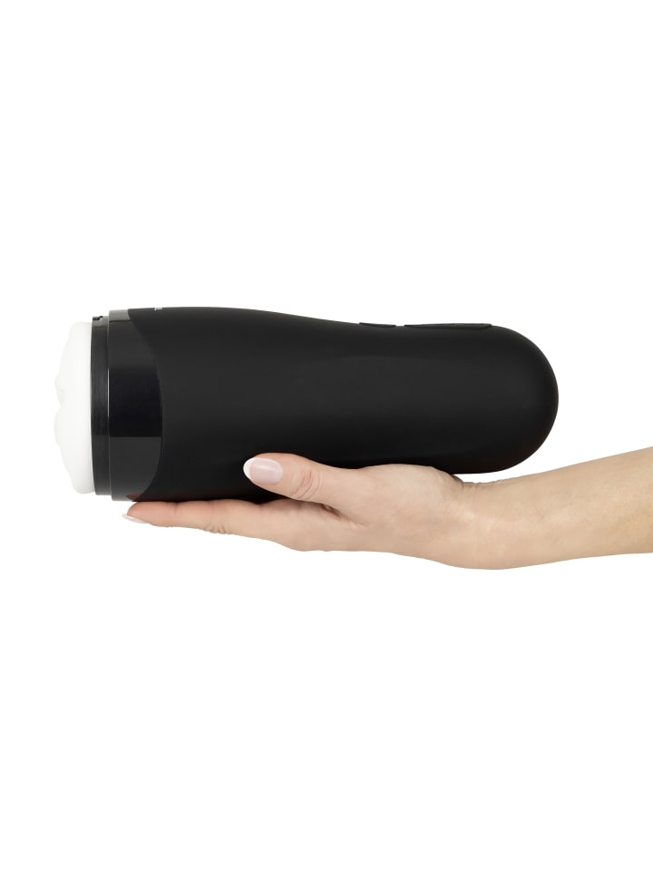 Rebel Masturbator mit Vibration Masturbator with 3 Functions in schwarz günstig kaufen 26 cm