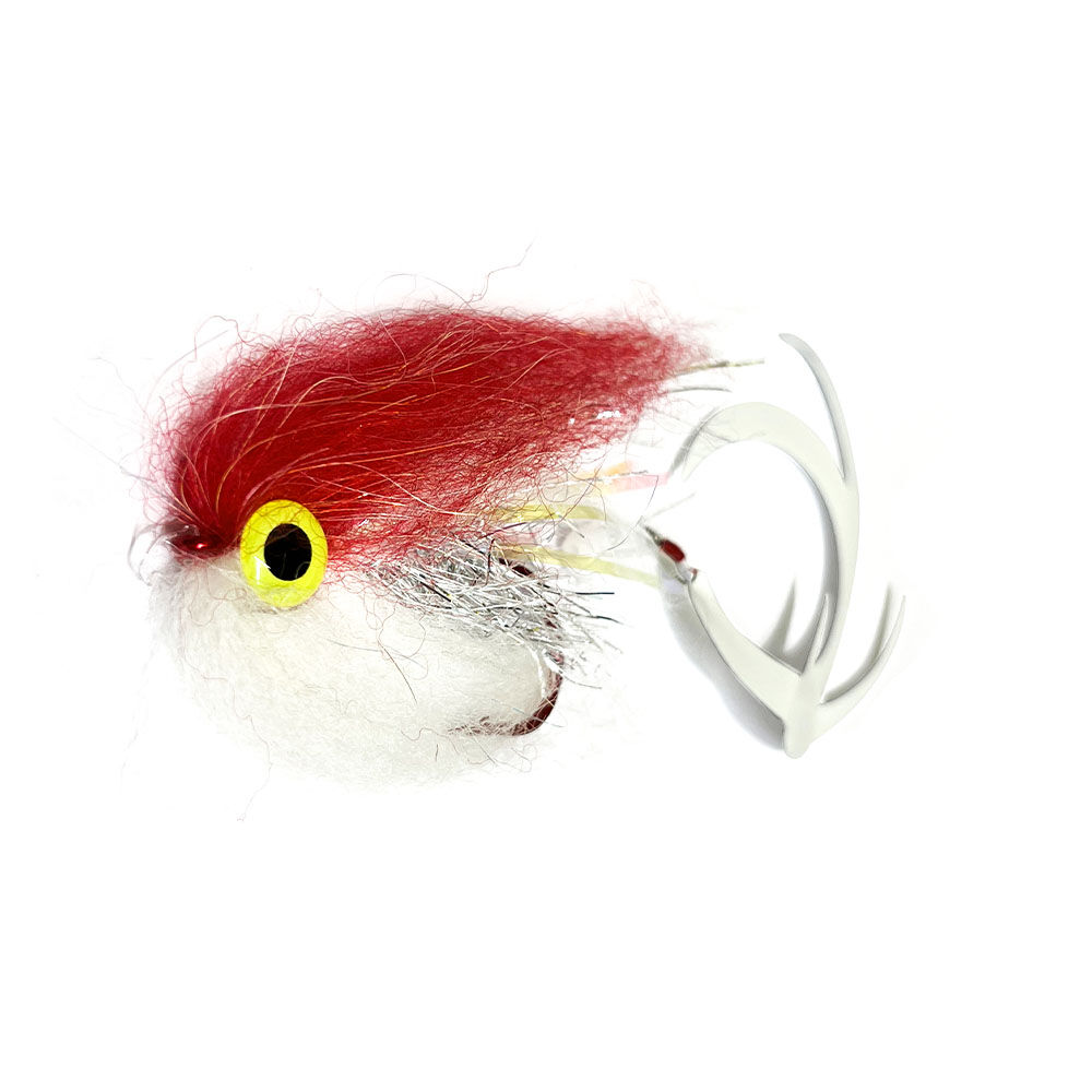 Silverstone Twister Pike Streamer, bílá/červená, 17 cm
