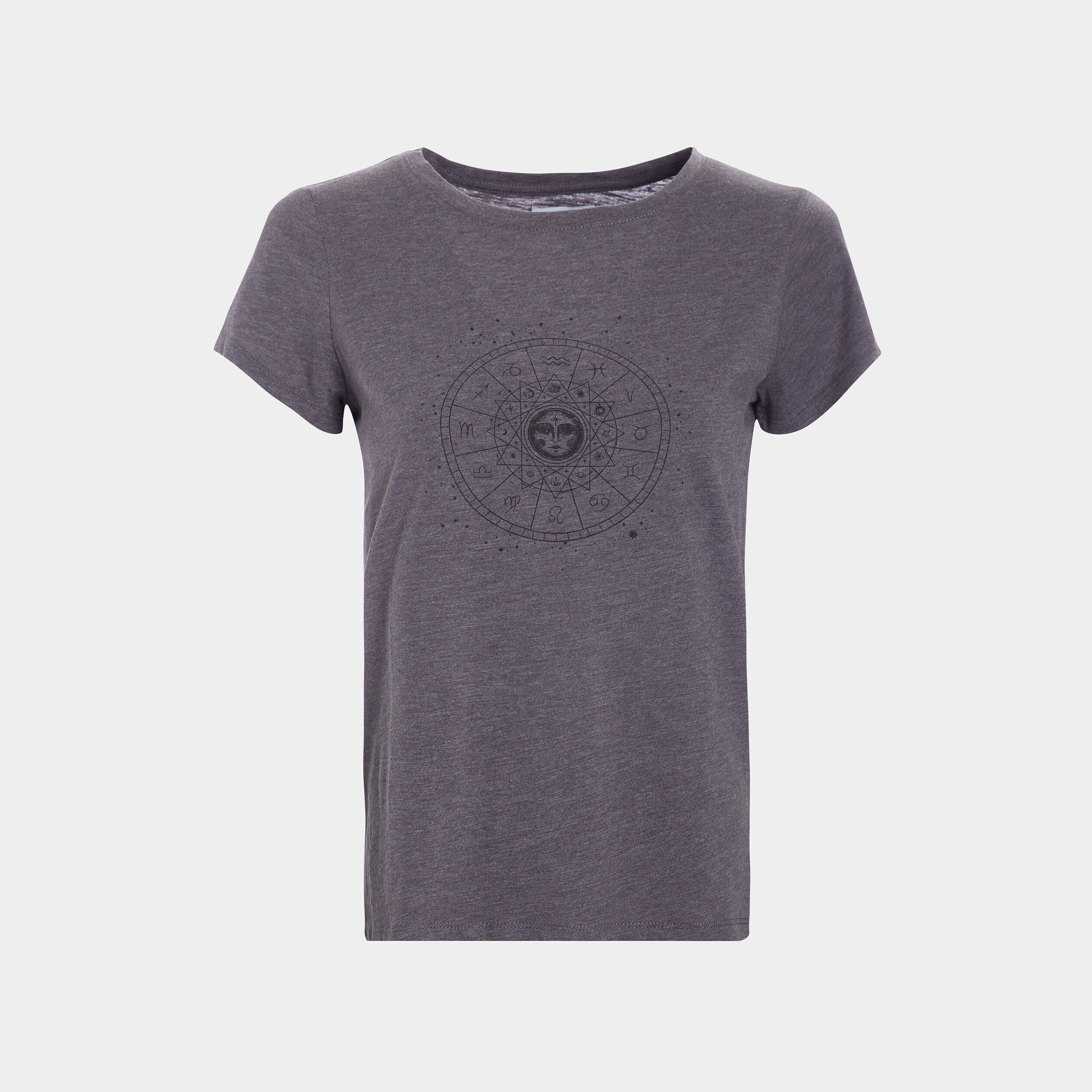 T-shirt manches courtes gris femme | La Halle