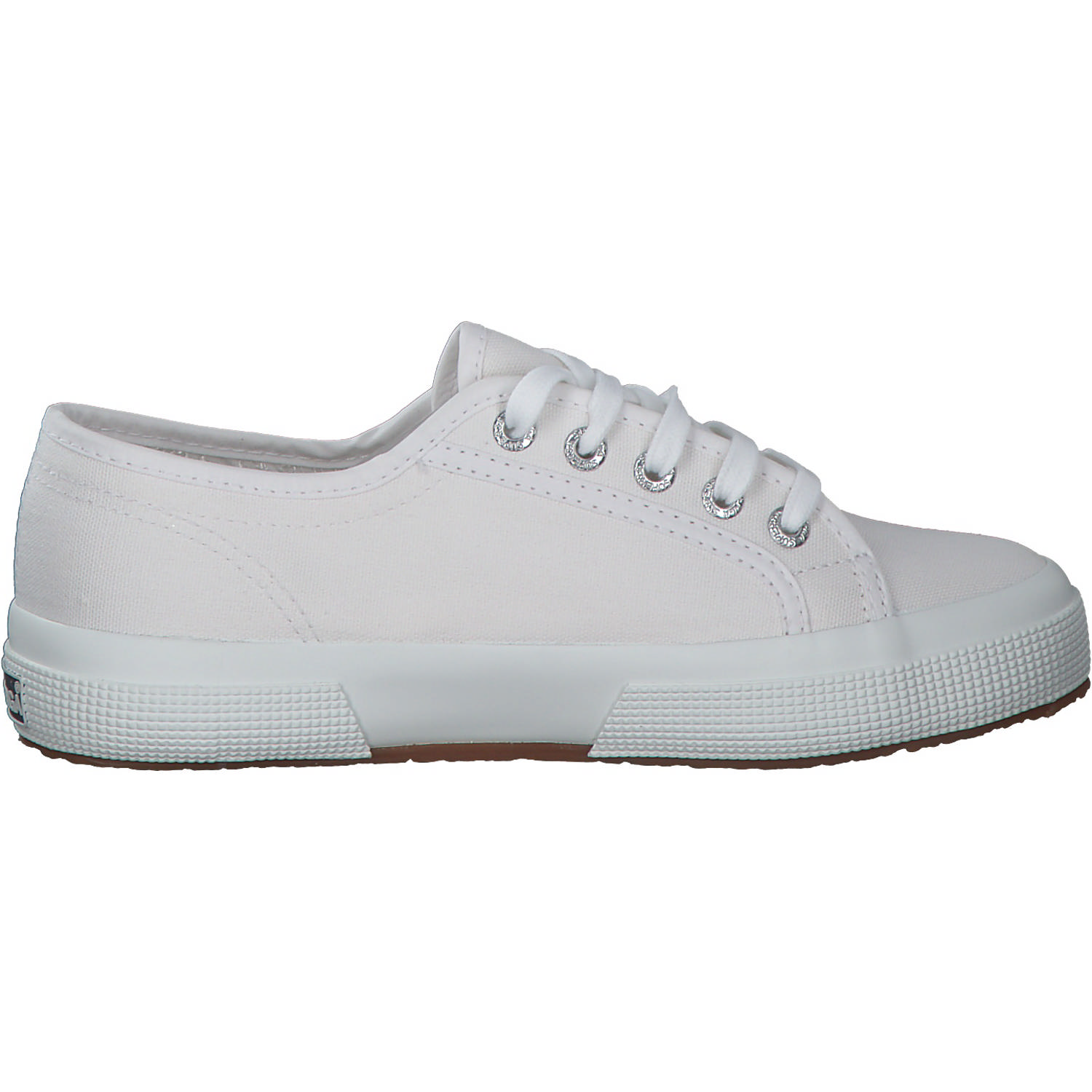 Superga 2750 Rainbow Embroidery S81281W, Sneakers Low, Damen, Weiß