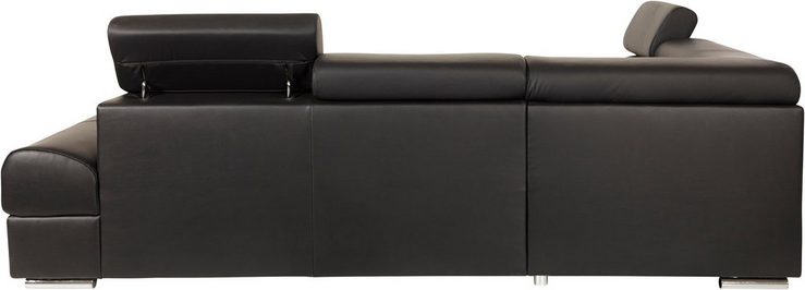 sit&more Ecksofa Broadway, mit verstellbaren Kopfteilen, wahlweise mit Bettfunktion