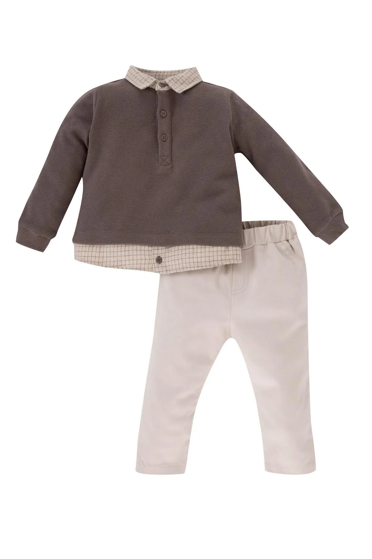 DeFacto  Sweatshirt-Hose aus Selanik-Stoff für Babys im 2er-Set
