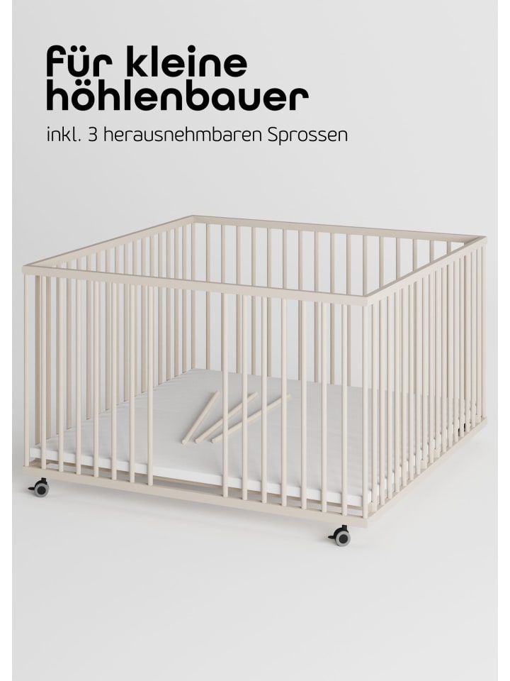Sämann Sämann Laufgitter XXL Matratze Cloud Air, Lattenrost & Sprossen sahara dust günstig kaufen