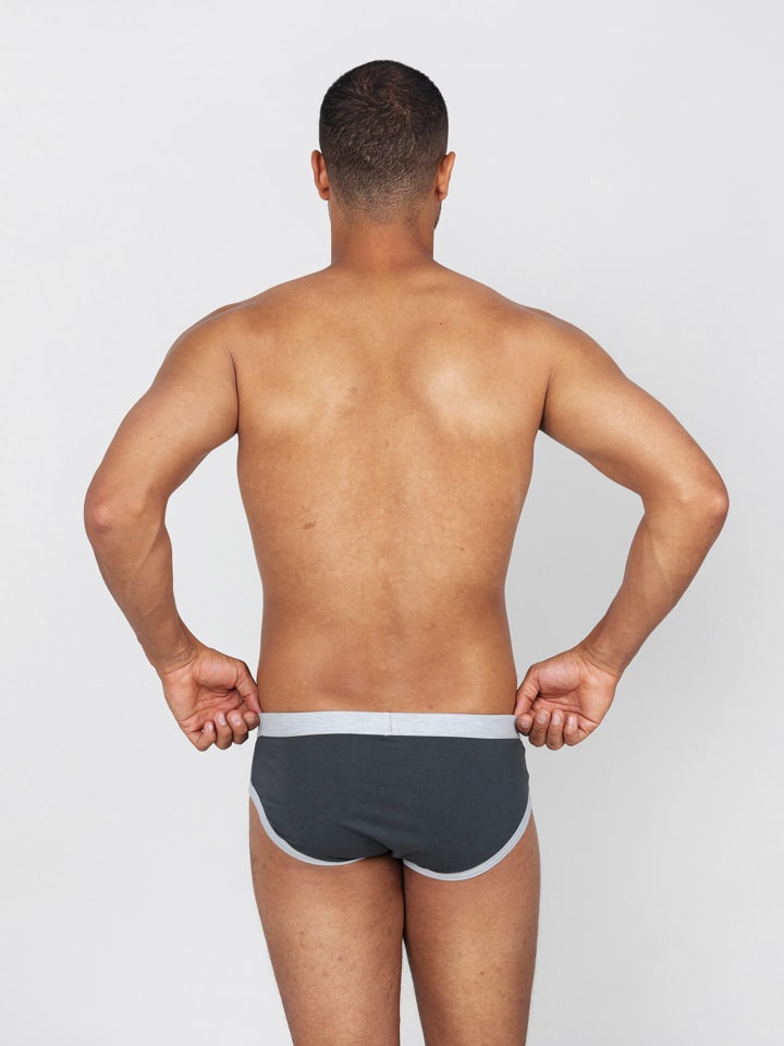 Erlich Textil  Slip THEO in graphit günstig kaufen