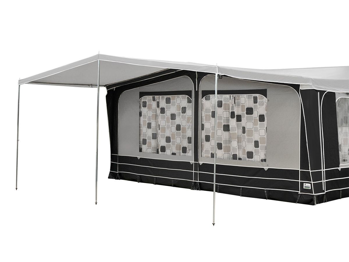 Hypercamp TC Vorzelt Vordach niedrig Größe 5 (162 - 172 cm) Anthrazit