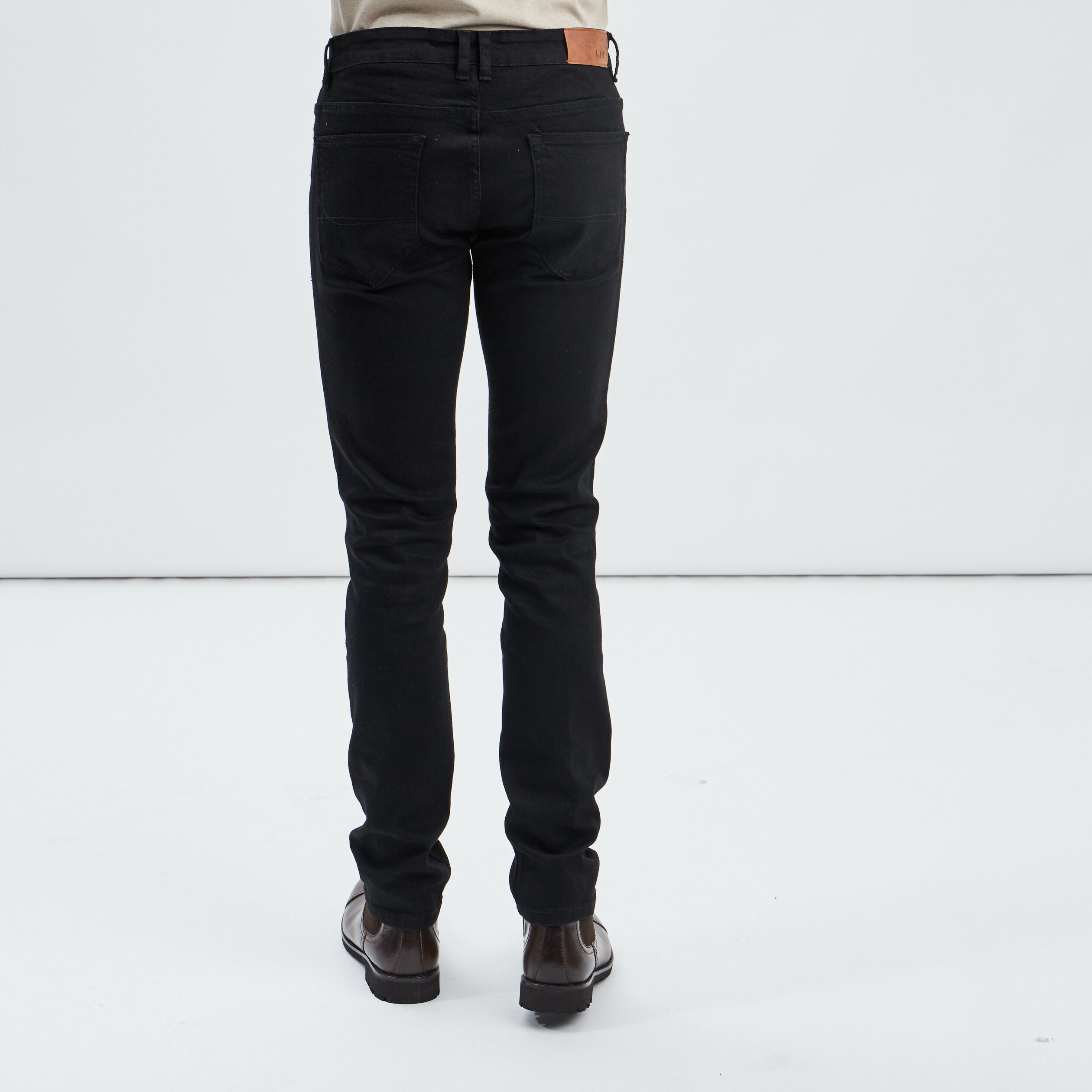 Jeans coupe skinny noir homme | La Halle