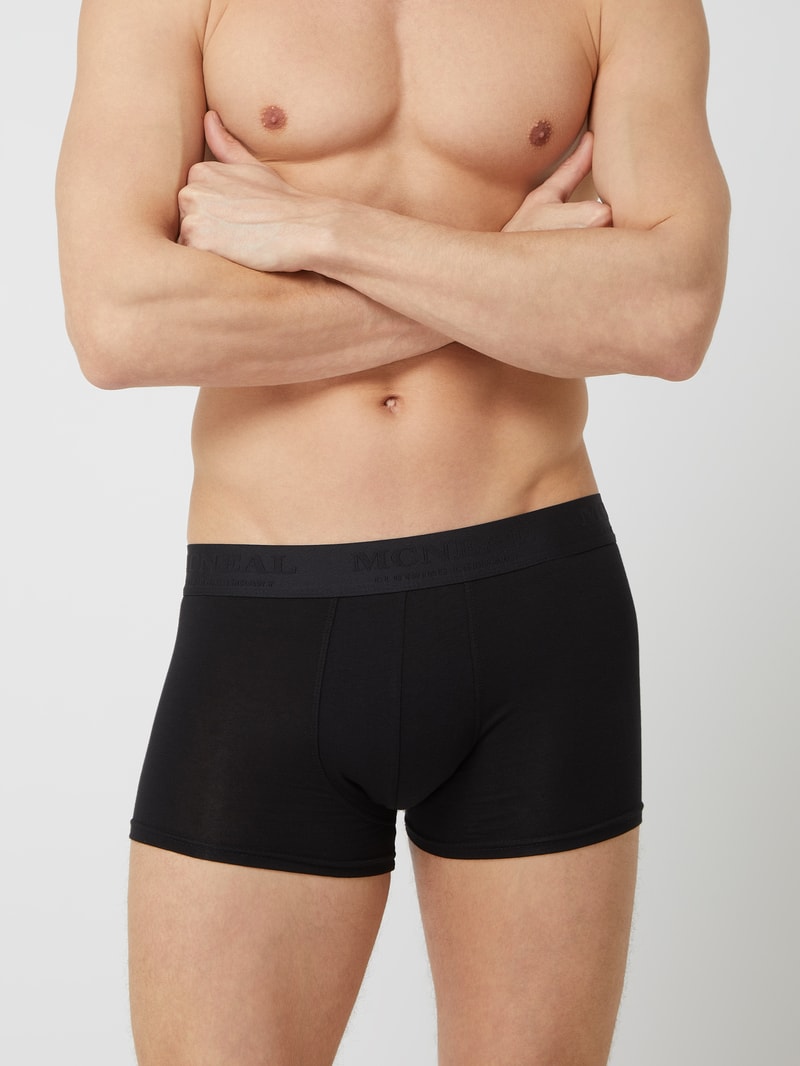 Trunks mit Logo-Bund im 7er-Pack in schwarz