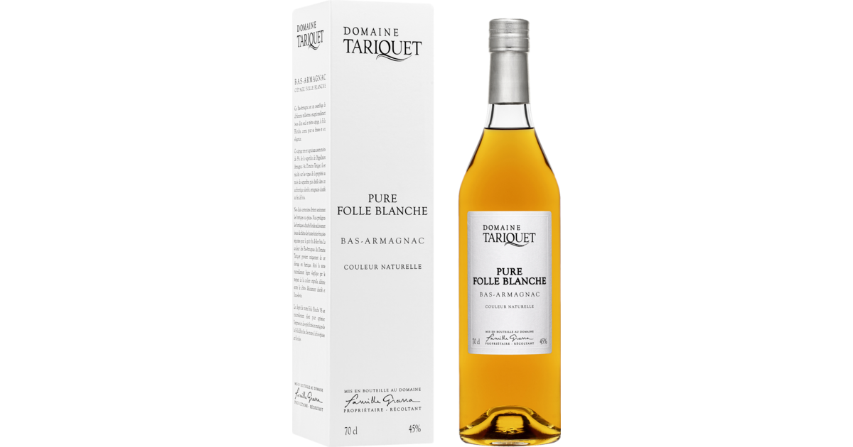 Armagnac Domaine Tariquet Pure Folle Blanche