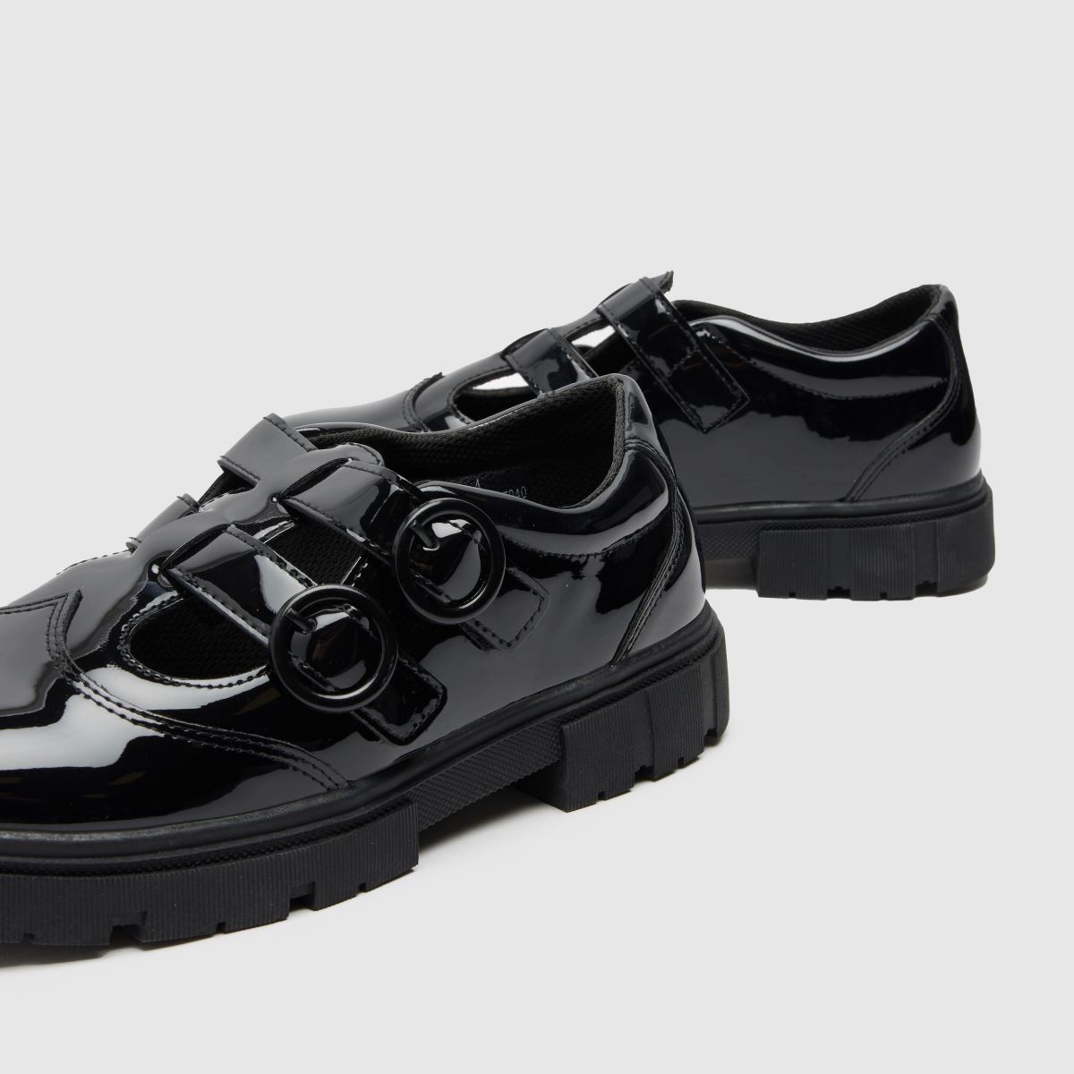 Schuh fekete lovey tbar lányka ifjúsági cipő
