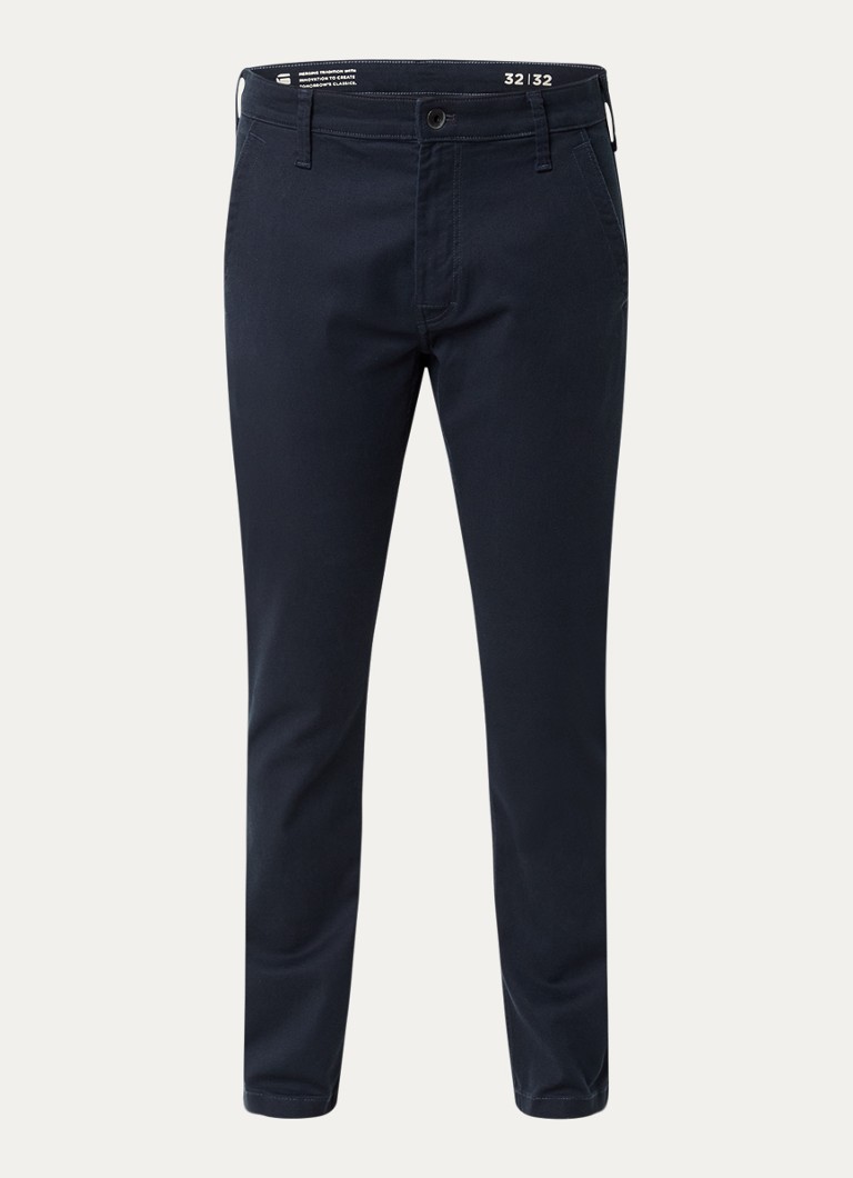 Pantaloni chino slim fit G-Star RAW cu buzunare încastrate
