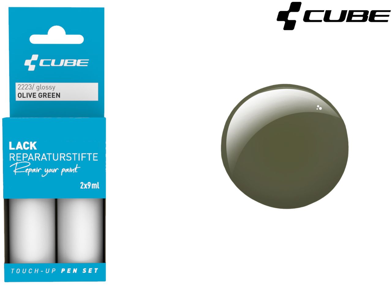 Cube Lackreparaturstift Set OLIVE GREEN kaufen | Bike-Discount