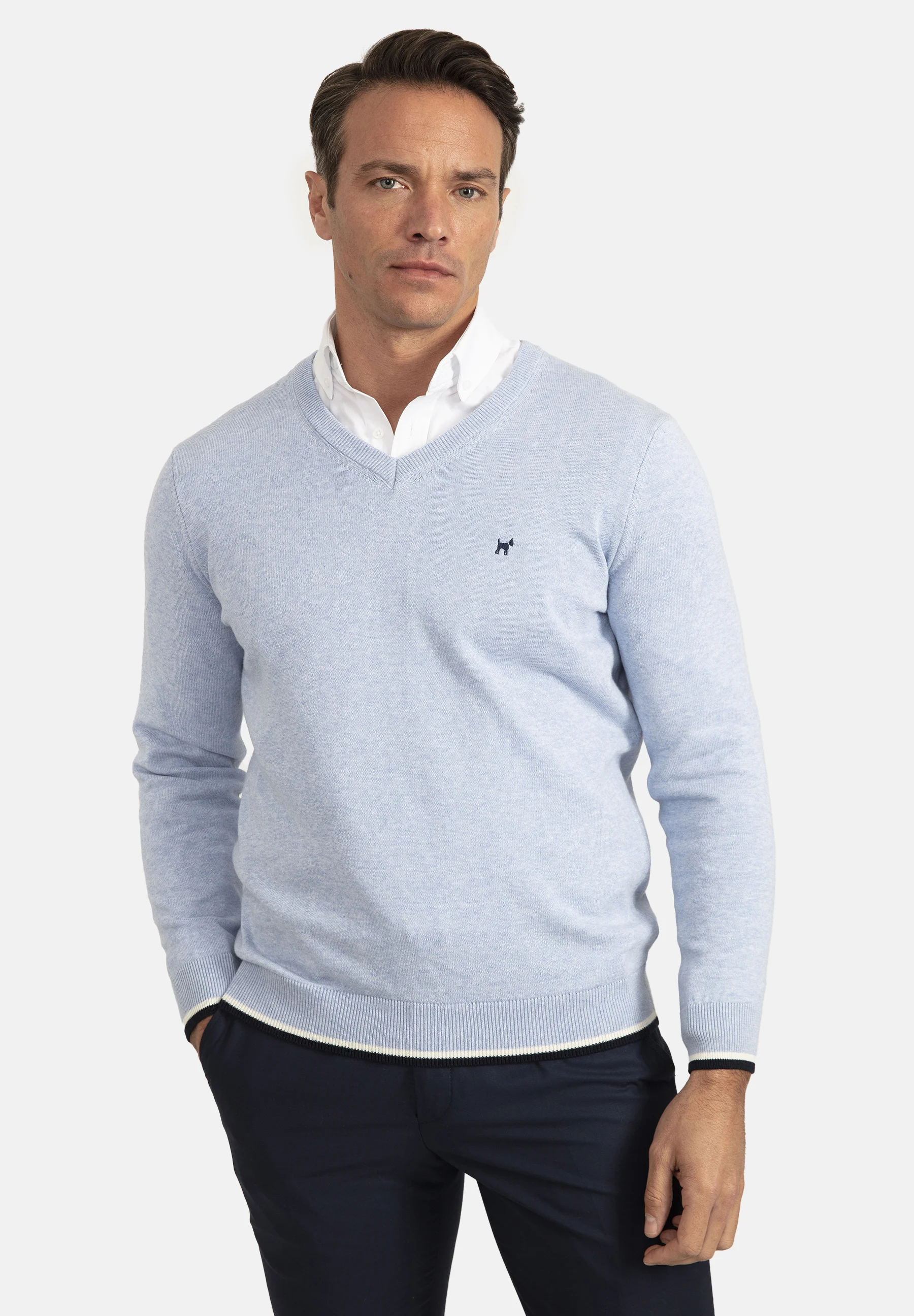Suéter Williot ARM PACTH DETAIL V-NECK