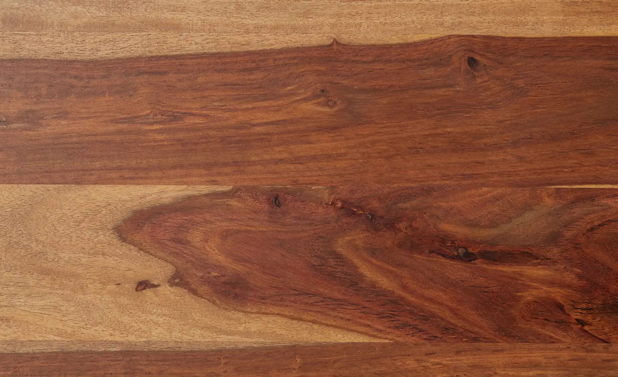 Esstisch aus massivem Sheesham-Holz