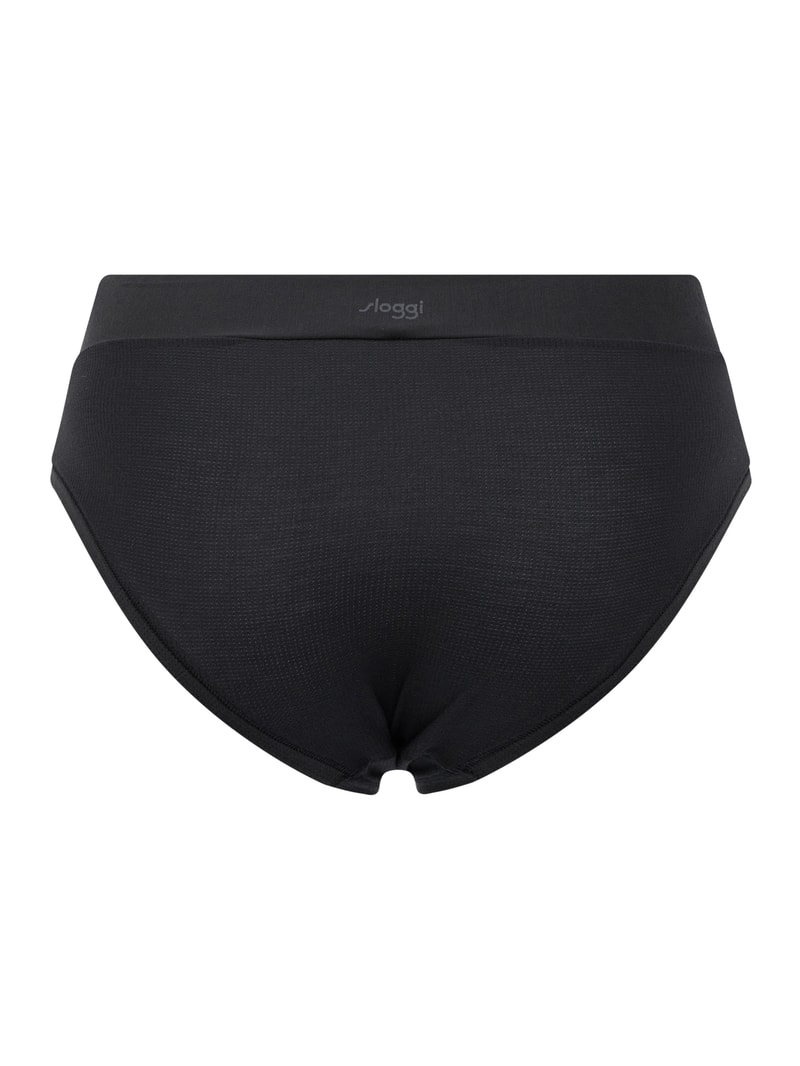 Slip aus Mesh in schwarz