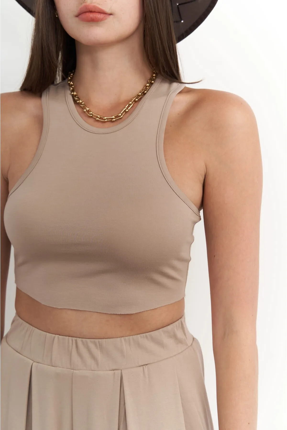 MAİ COLLECTİON  Casey Nerz-Set mit verkürzter Hose