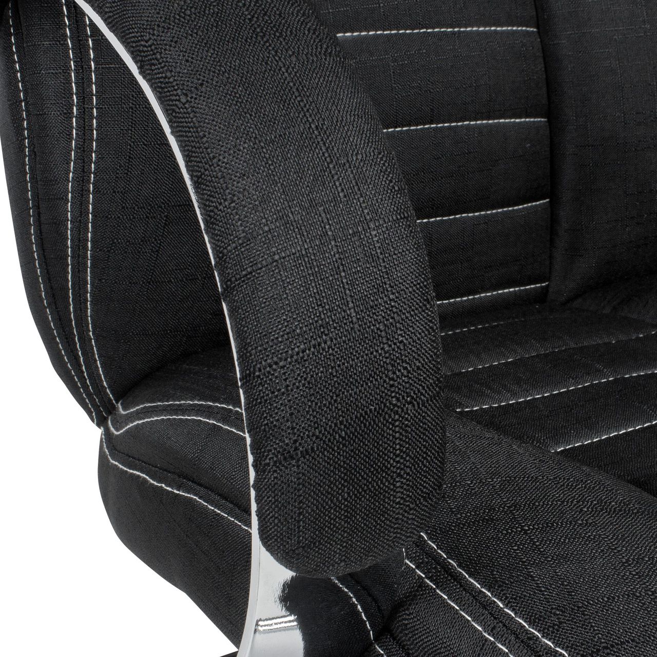 Amstyle Drehstuhl 122 x 69 x 65 cm Schwarz