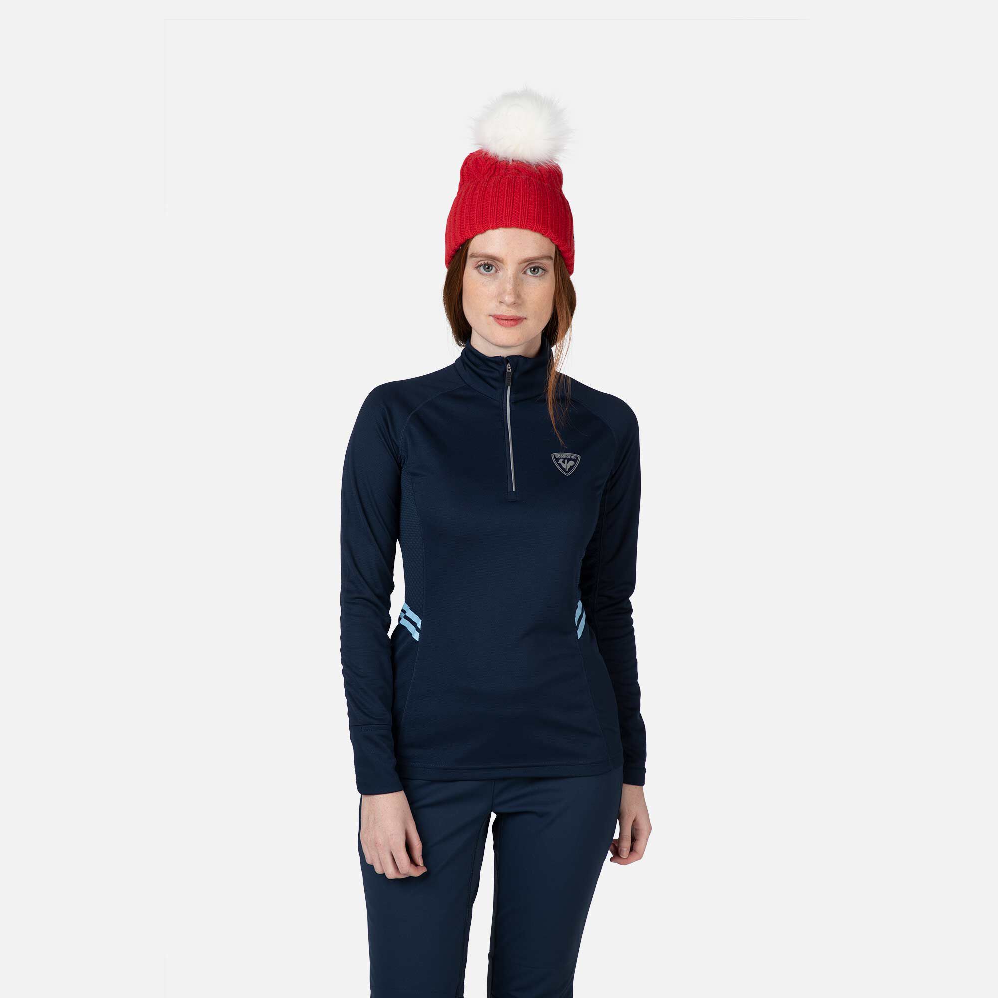 Première couche demi-zip Poursuite femme
