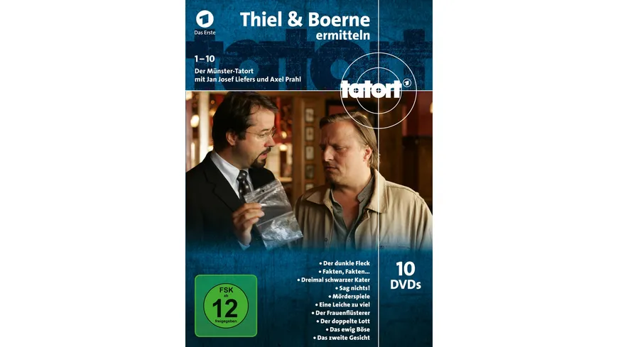 Tatort Münster - Thiel & Boerne ermitteln - Fall 1-10 LTD.  [10 DVDs]