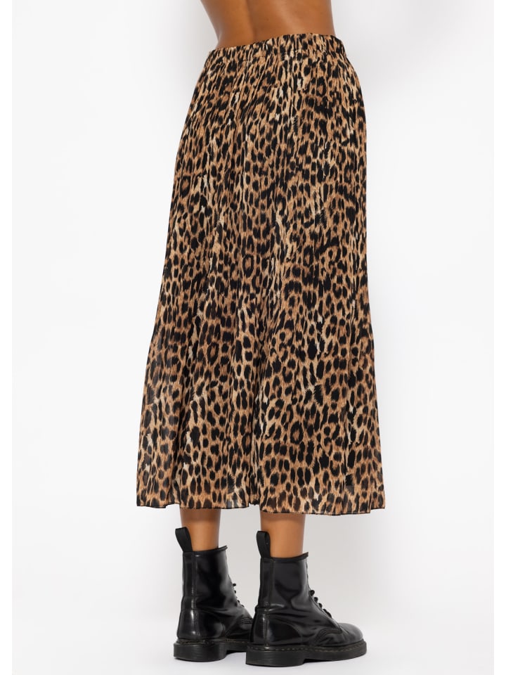 SASSYCLASSY Chiffon Rock in Braun günstig kaufen