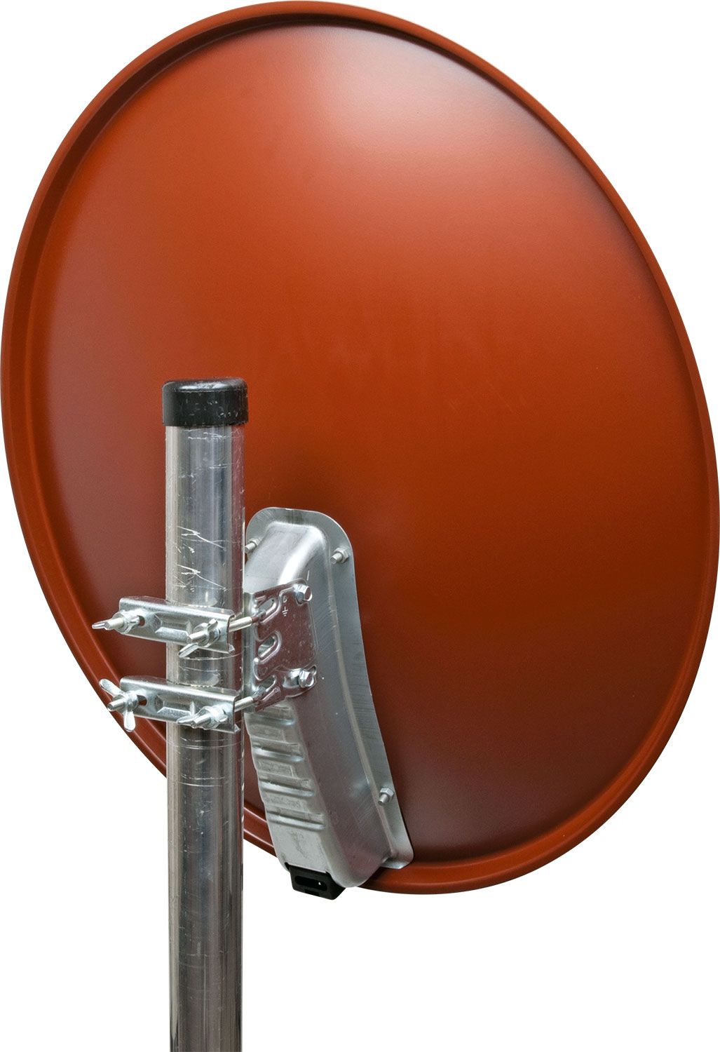 Schwaiger SPI621 ziegelroter 65 cm Alu-Spiegel