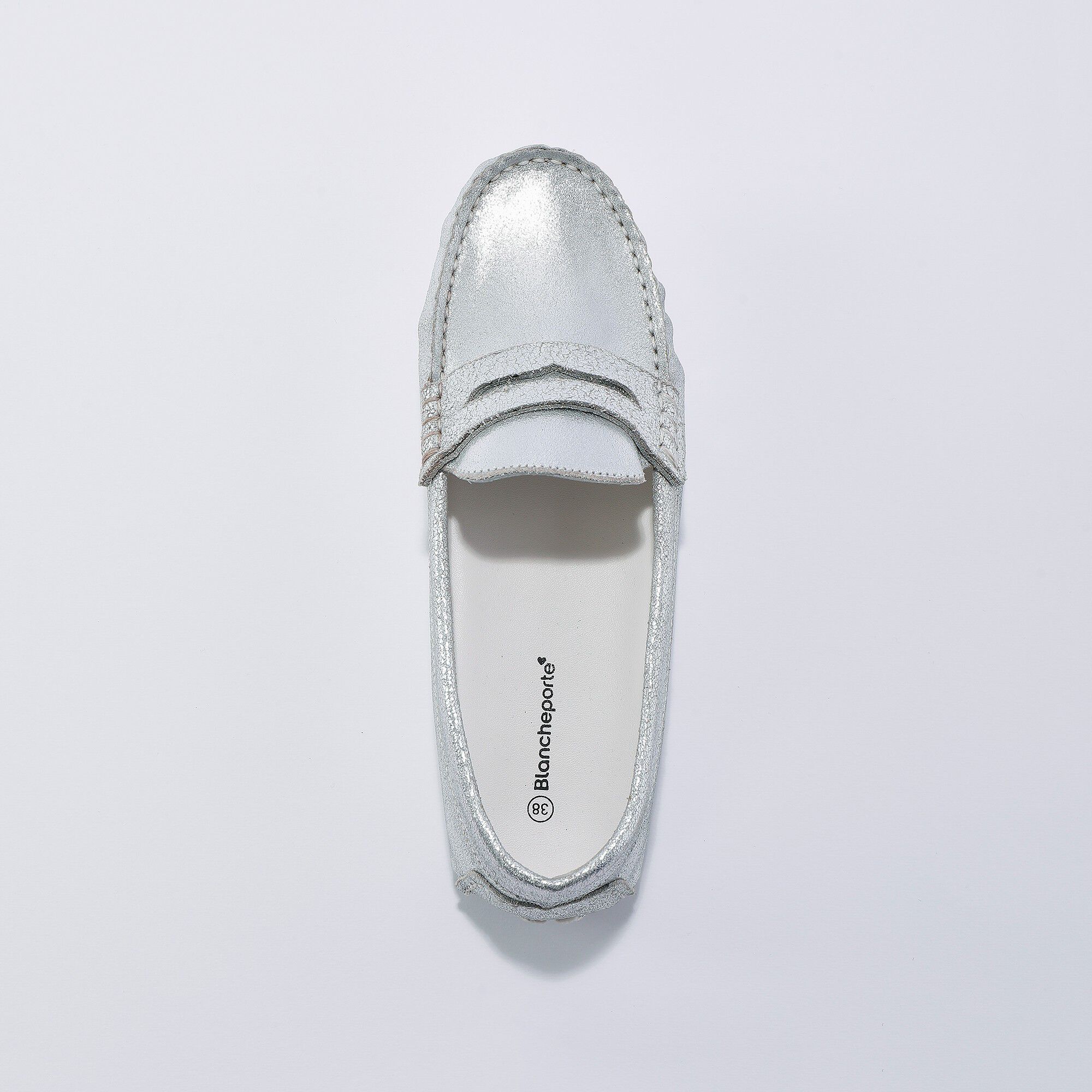 Mocassins en cuir lisse