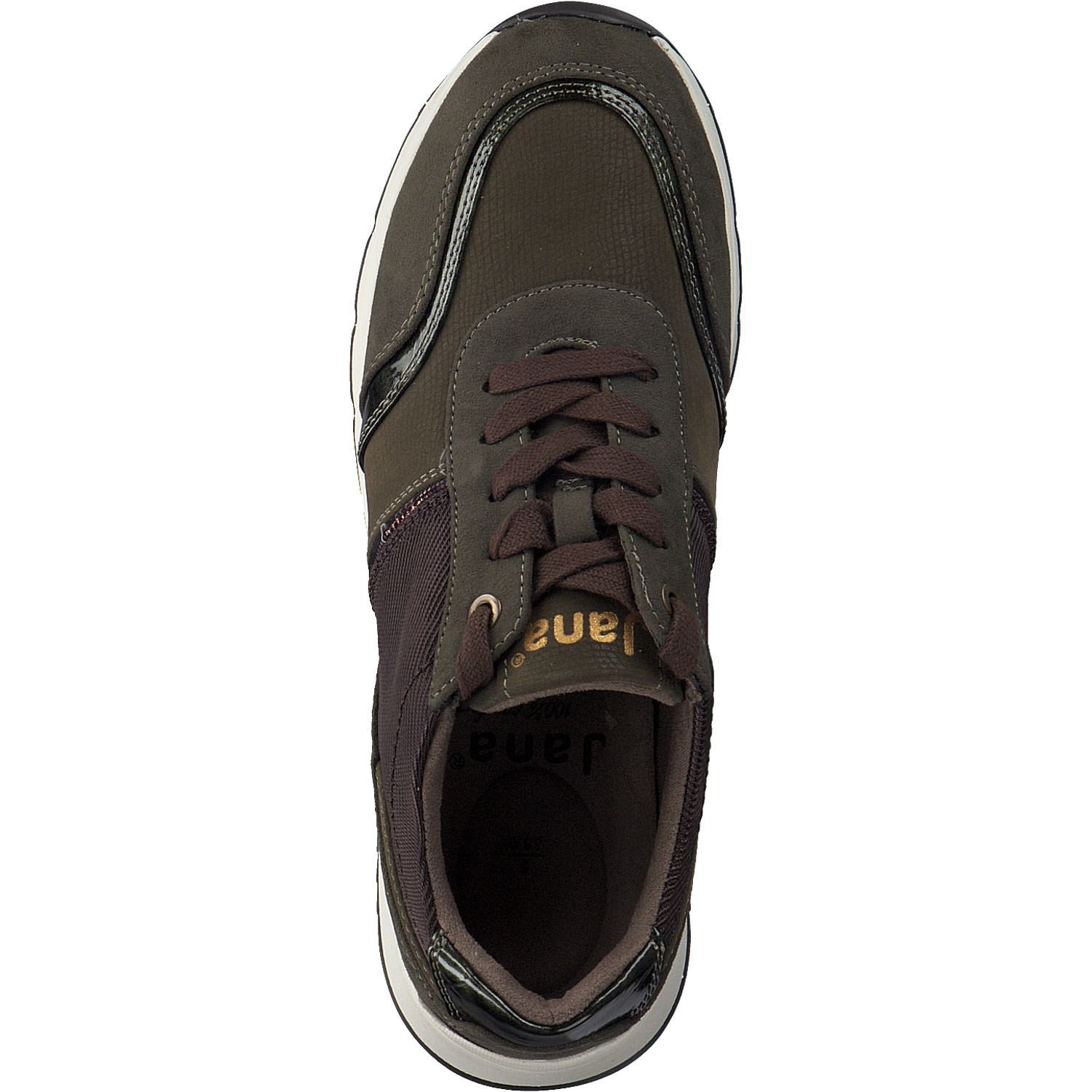 Jana Shoes 23705, Sneakers Low, Damen, khaki