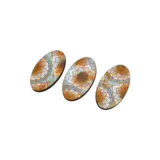 Mosaic Bases, Oval 75mm (2)