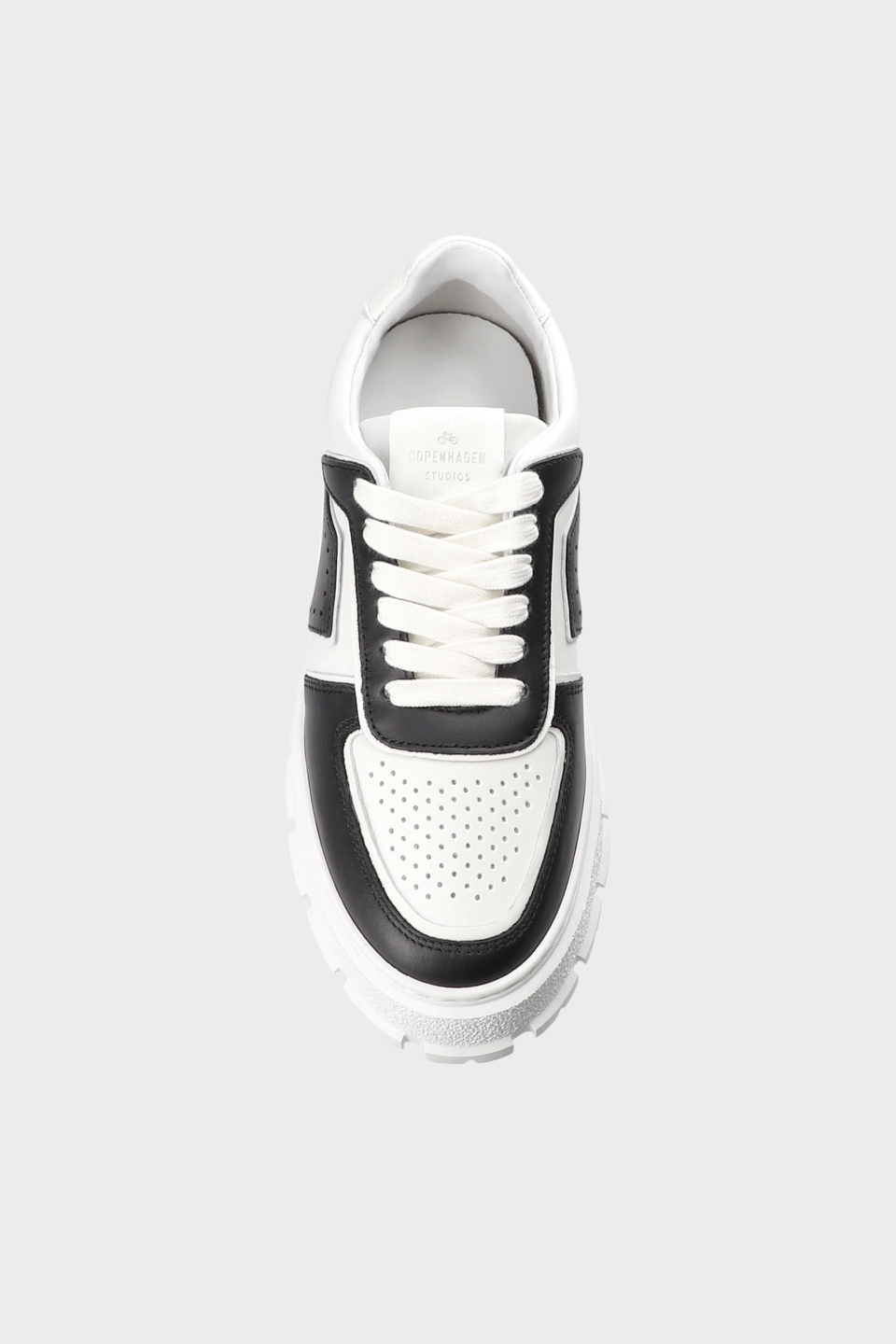 CPH332 leather mix black/white