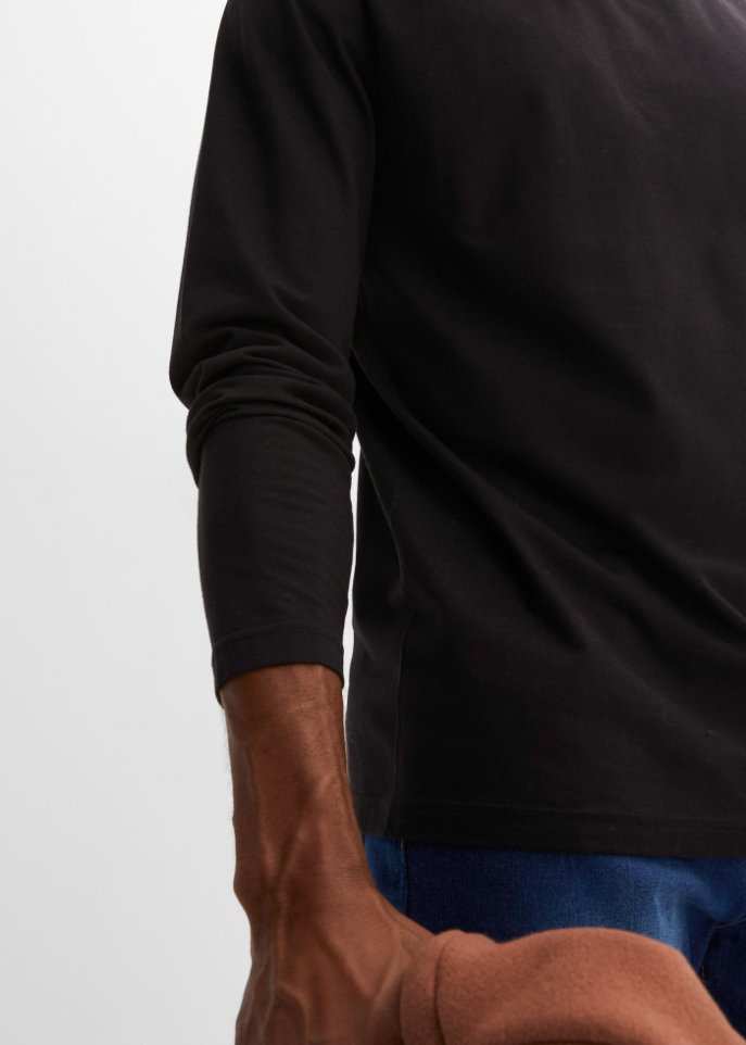 Essential Seamless-Langarmshirt aus Bio-Baumwolle